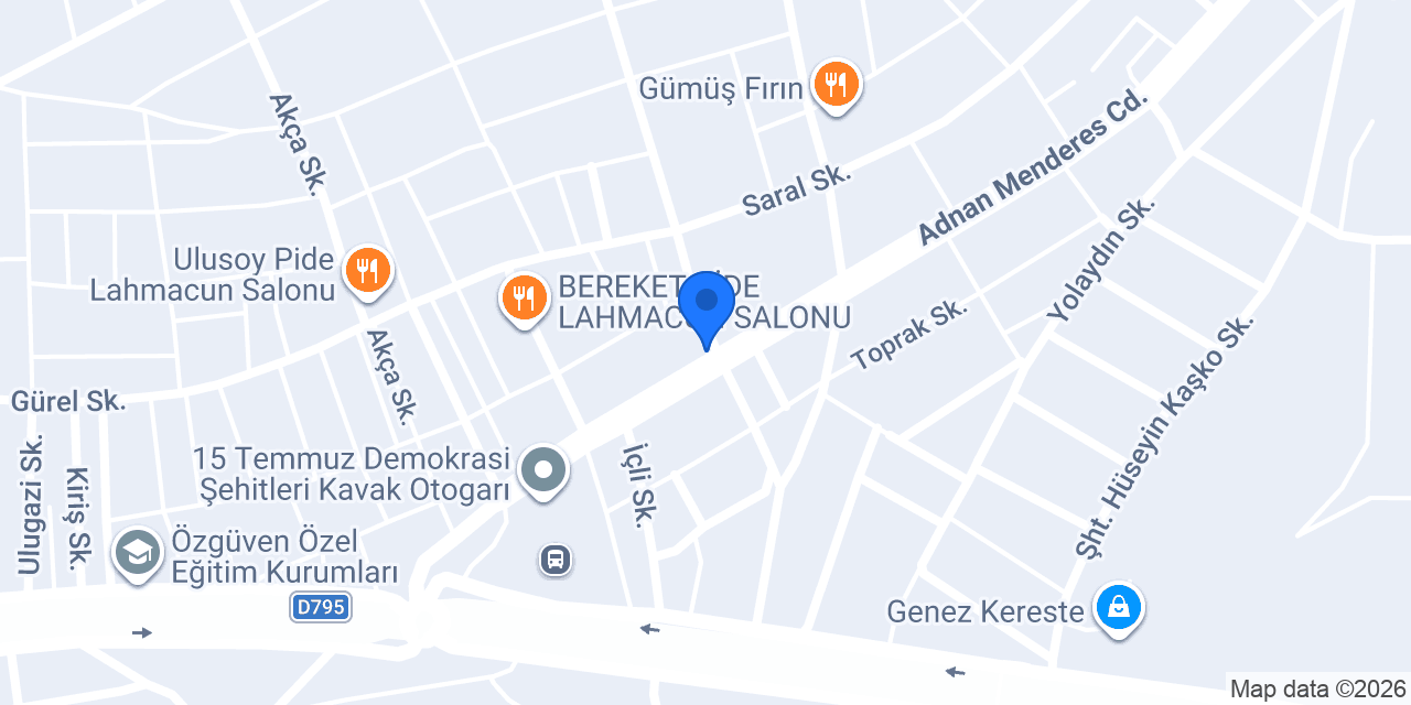 Yaşar Doğu Çıtır Simit Fırını konumu