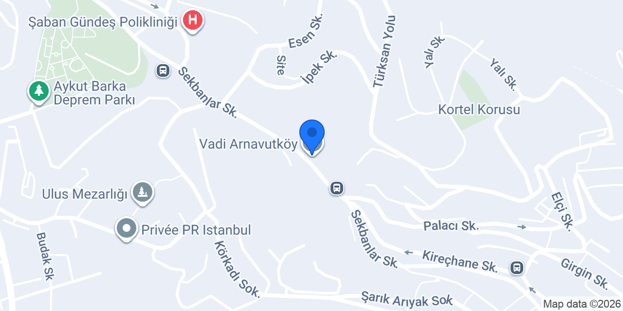 Yeşil Vadi Restaurant konumu