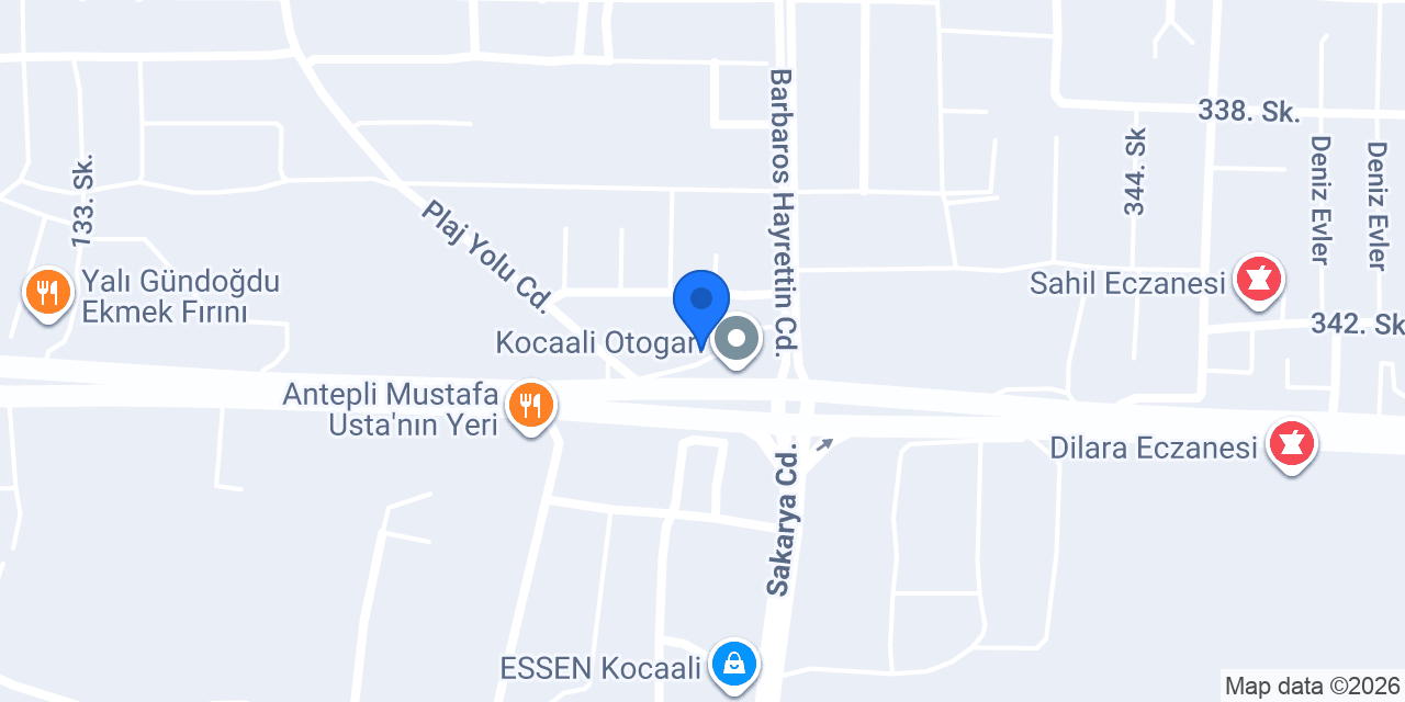 Garaj taksi kocaali konumu