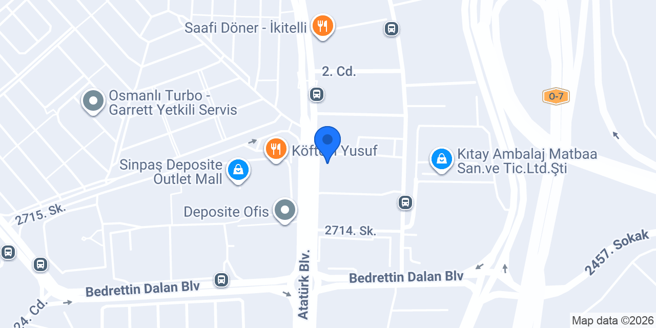 Emlak Katılım İkitelli Şubesi konumu