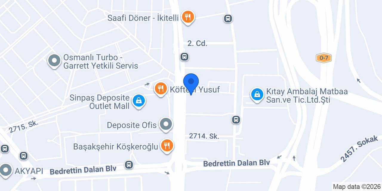 Garanti BBVA İkitelli Ticari Şubesi konumu