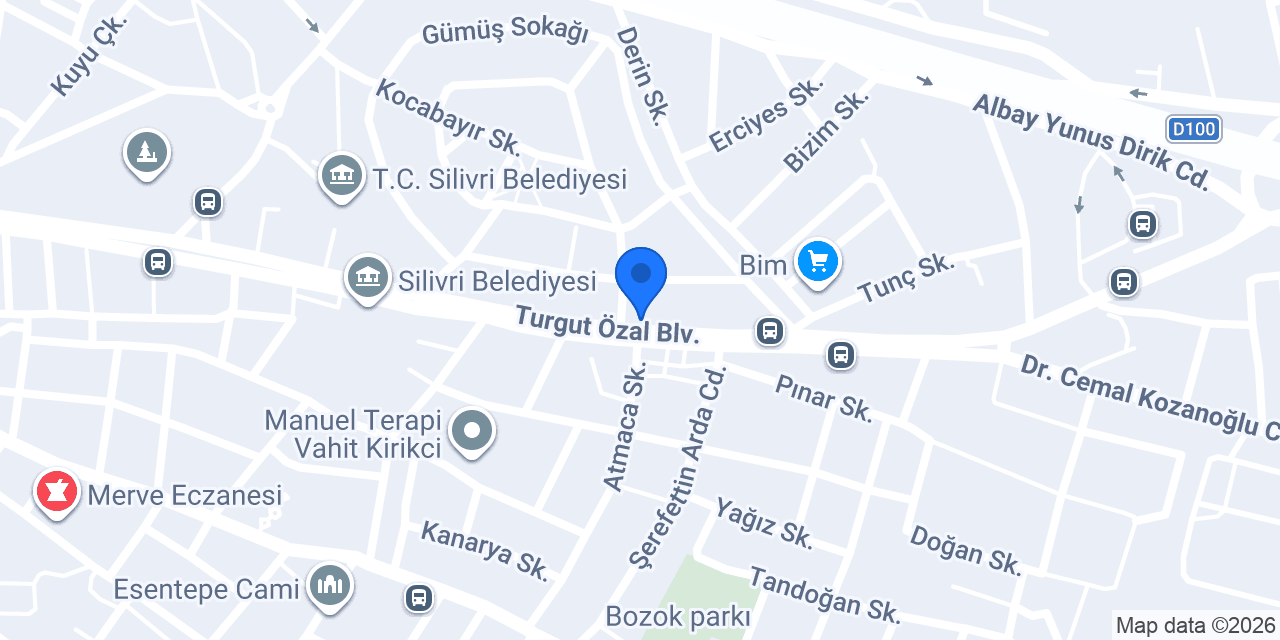 SİLİVRİ PSİKOTEKNİK konumu