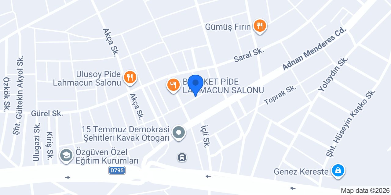 GÜDEK İNŞAAT konumu