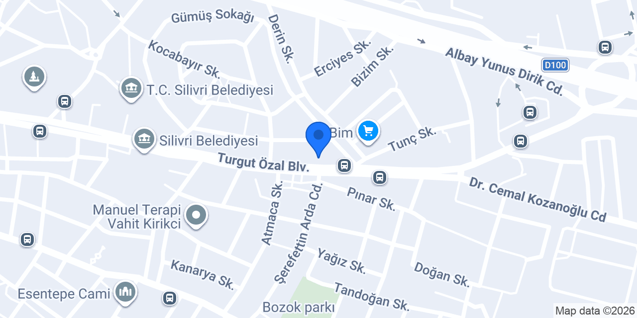 Silviya Hukuk Bürosu konumu