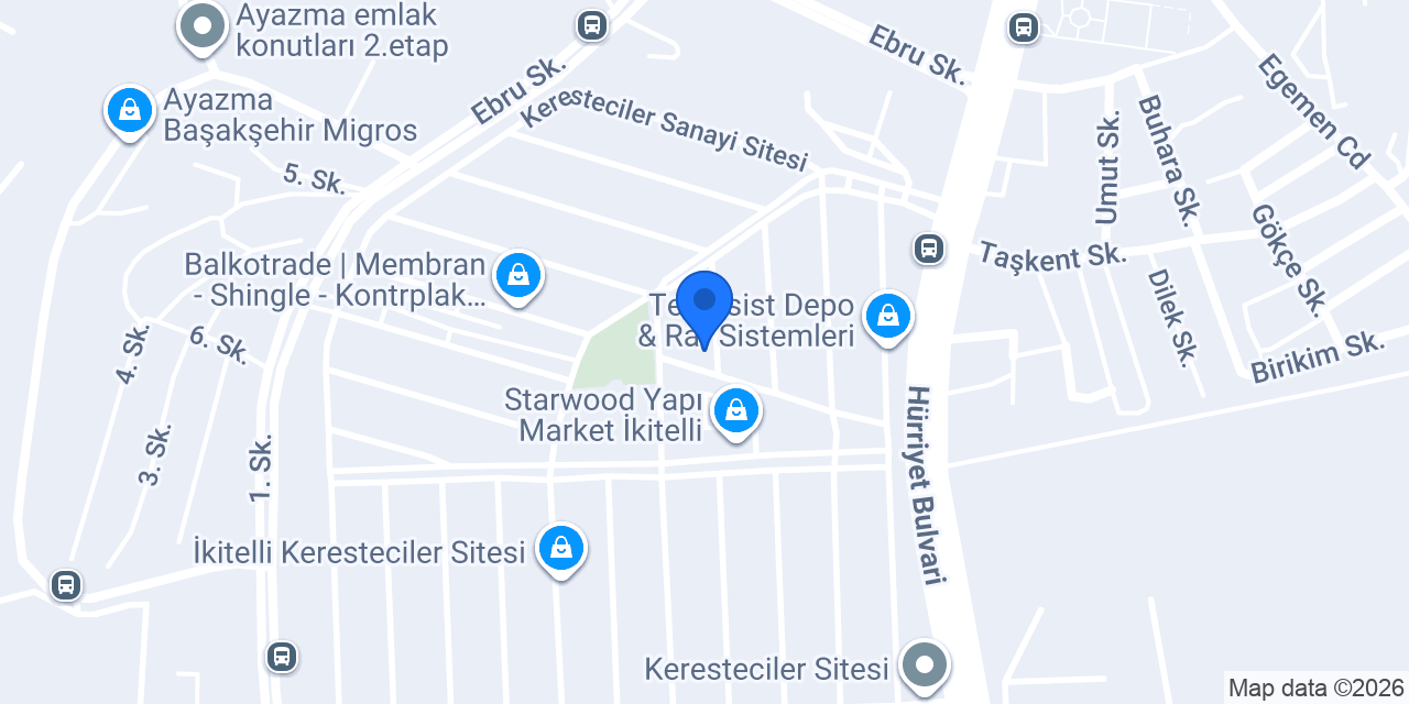 AGL Ahsap Urunler Ltd.Sti. konumu