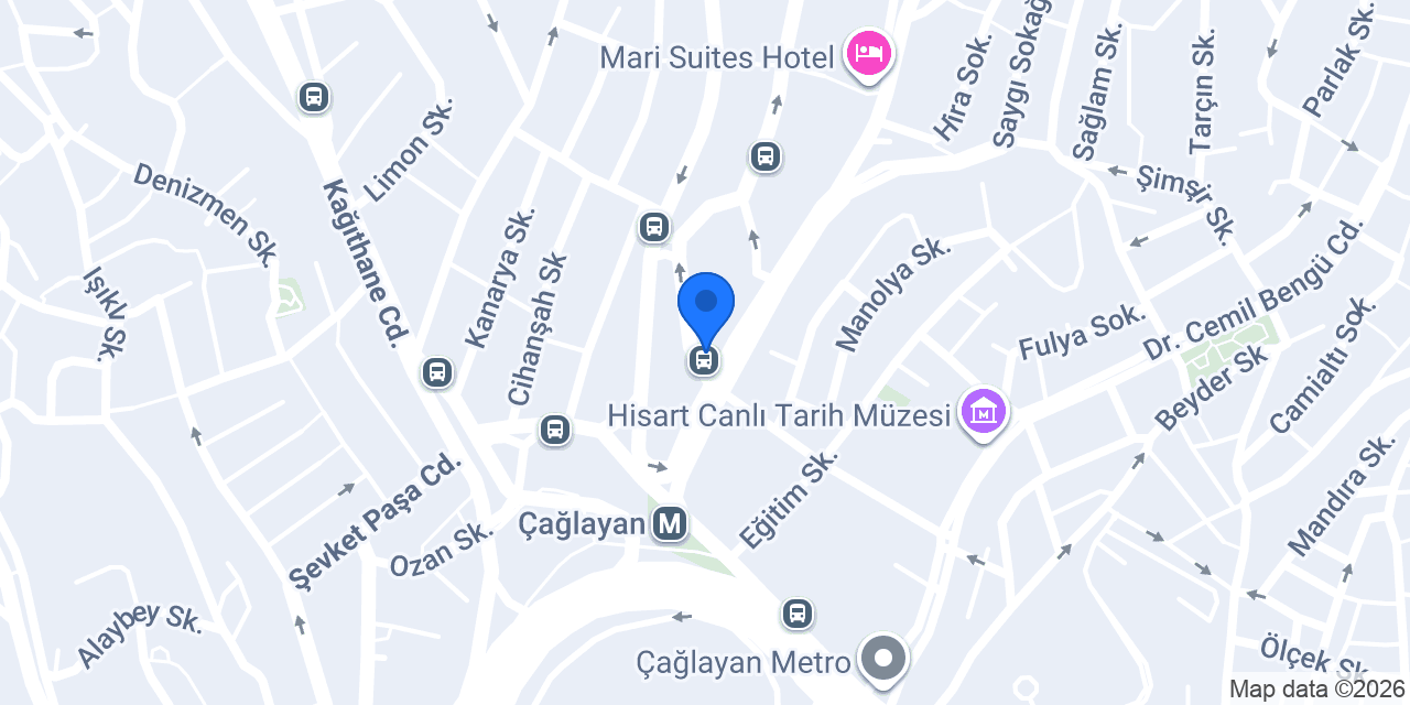 Mercangöz Hukuk Bürosu konumu