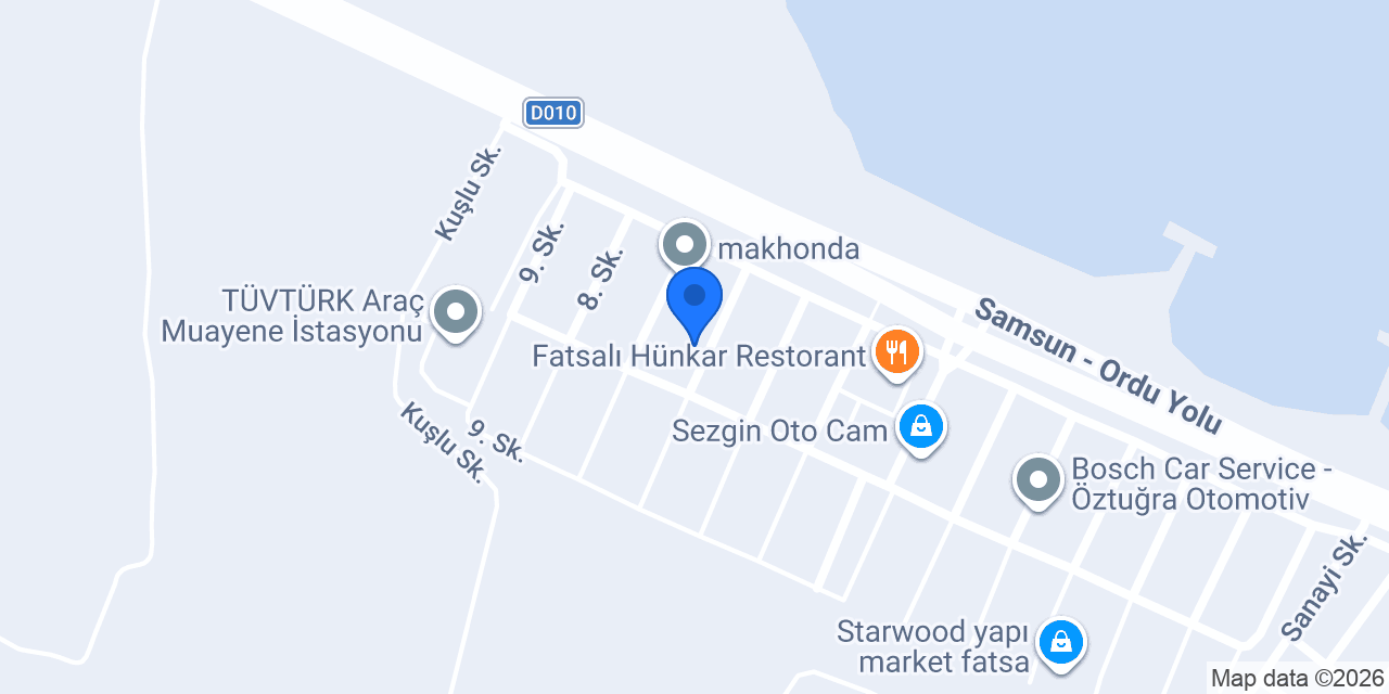 Akkaya oto konumu