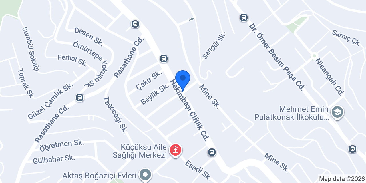 Küçüksu Emekliler Derneği konumu