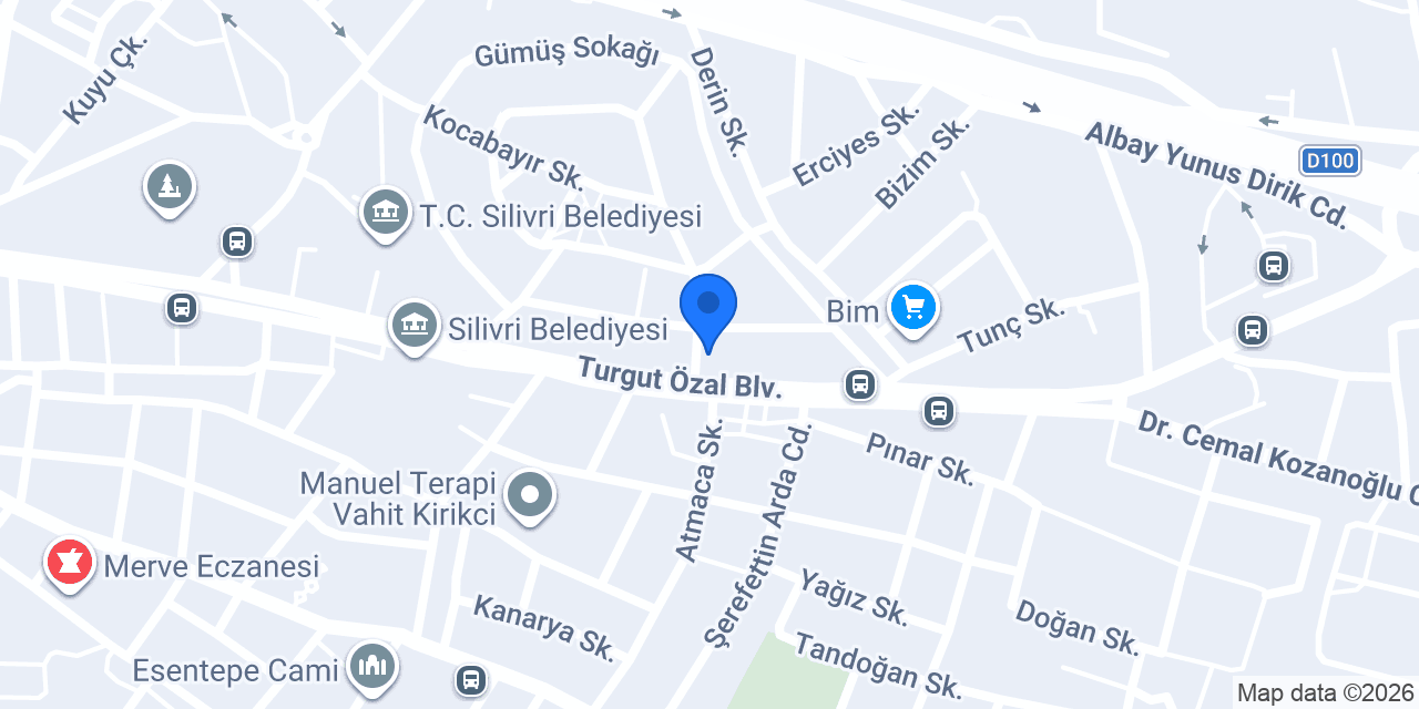 SİLİVRİ KEREM OPTİK konumu