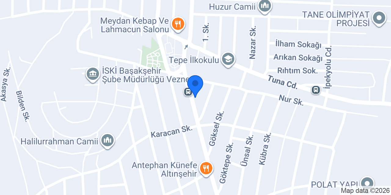 Güvercintepe meydan terzi konumu
