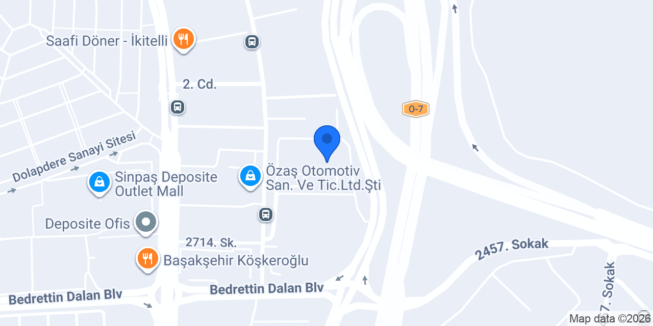 Olimpik Gama İkitelli Depo konumu