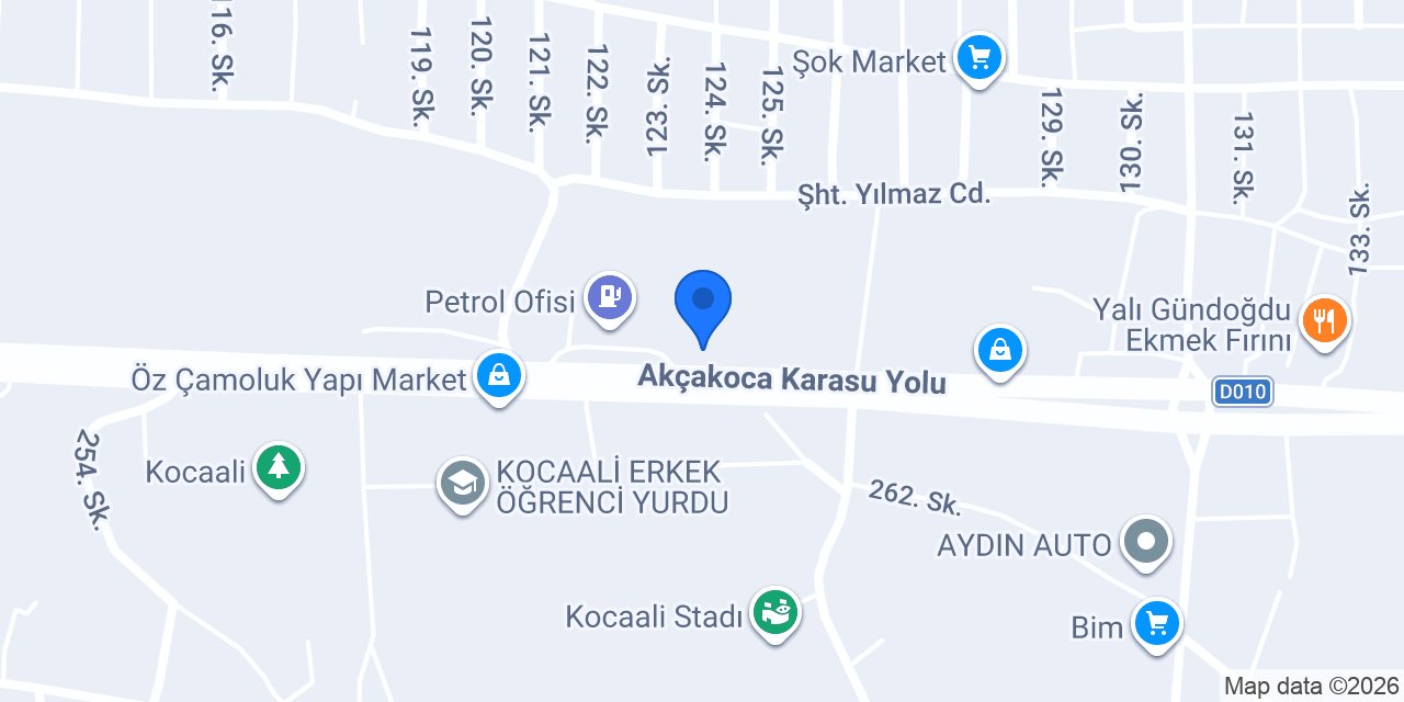 Ayyıldız Otogaz konumu