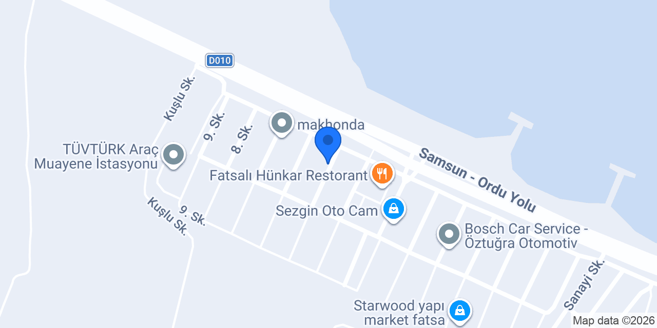 Aktif Oto Servis konumu