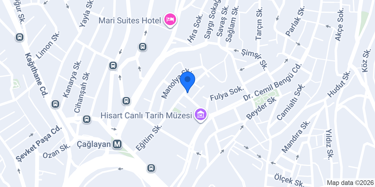 Aras Kargo Çağlayan Şubesi konumu