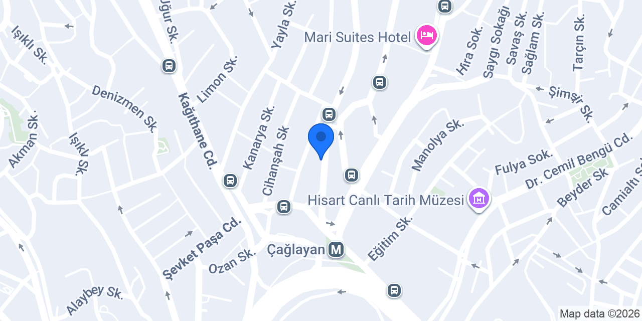 Buğra Kırtasiye - Çağlayan konumu