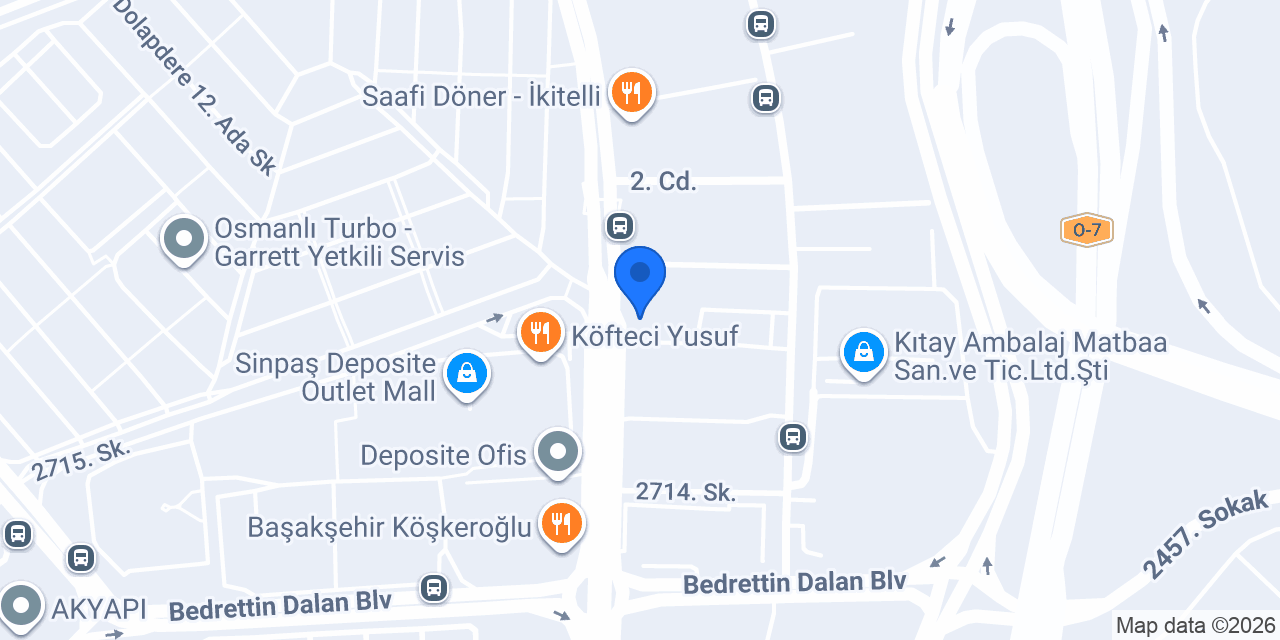 Fibabanka Atatürk OSB Şubesi (Ticari) konumu