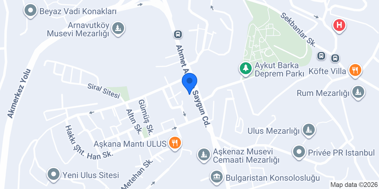 Diş Hekimi Elif Ay konumu