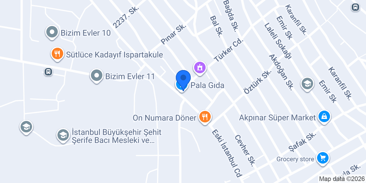 Pala Gıda konumu