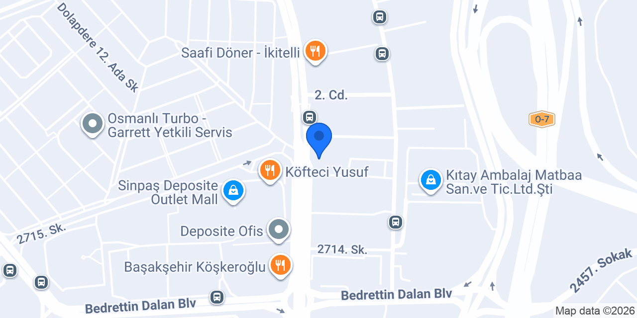 DenizBank İkitelli Şubesi konumu
