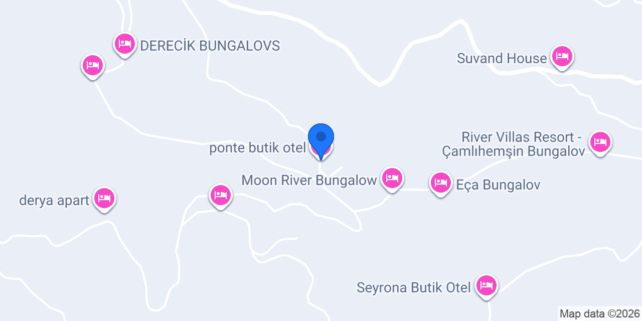ponte butik otel konumu