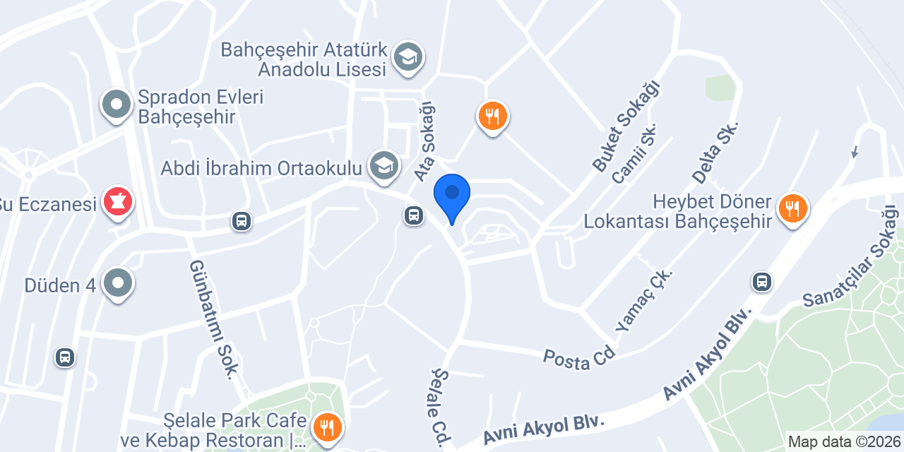 Little Caesars Bahçeşehir Şubesi konumu