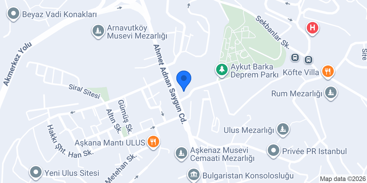 Ulus Otoparkı konumu