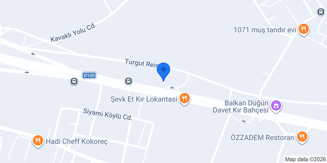 Kelebek Mobilya - Silivri konumu