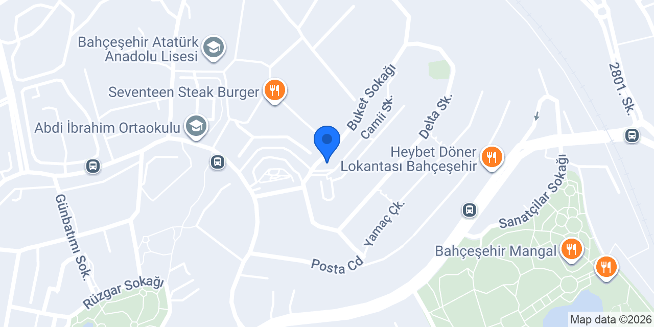 Papatya Kuru Temizleme konumu