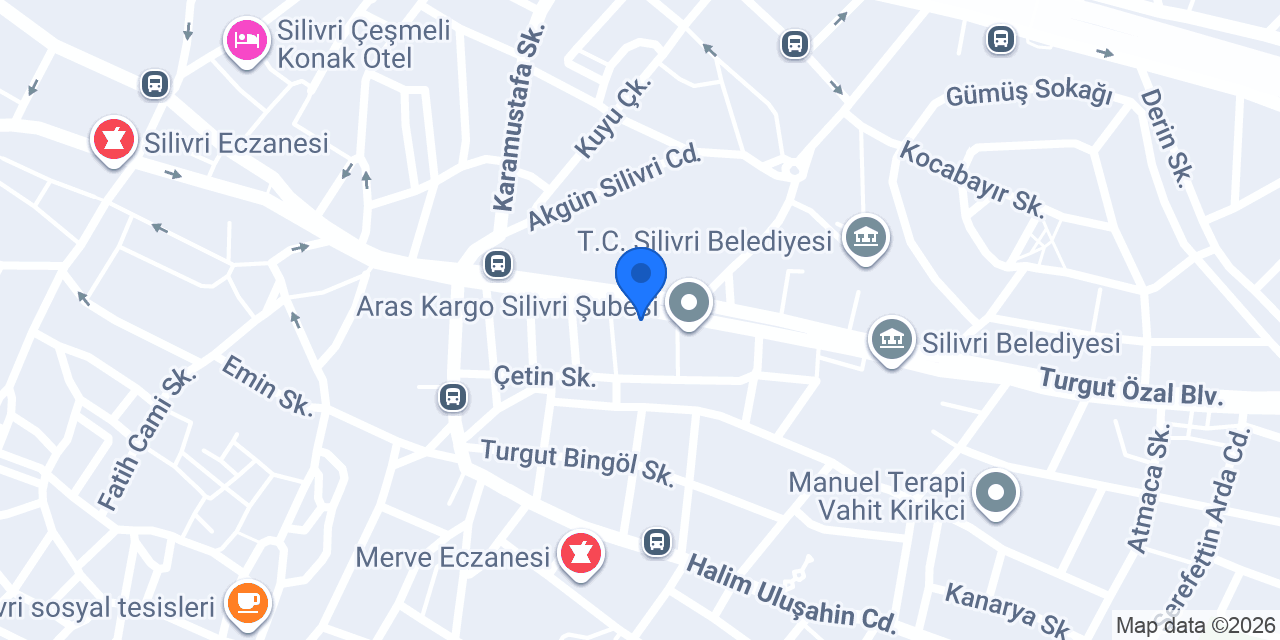 SİLİVRİ YAPI PROJE konumu