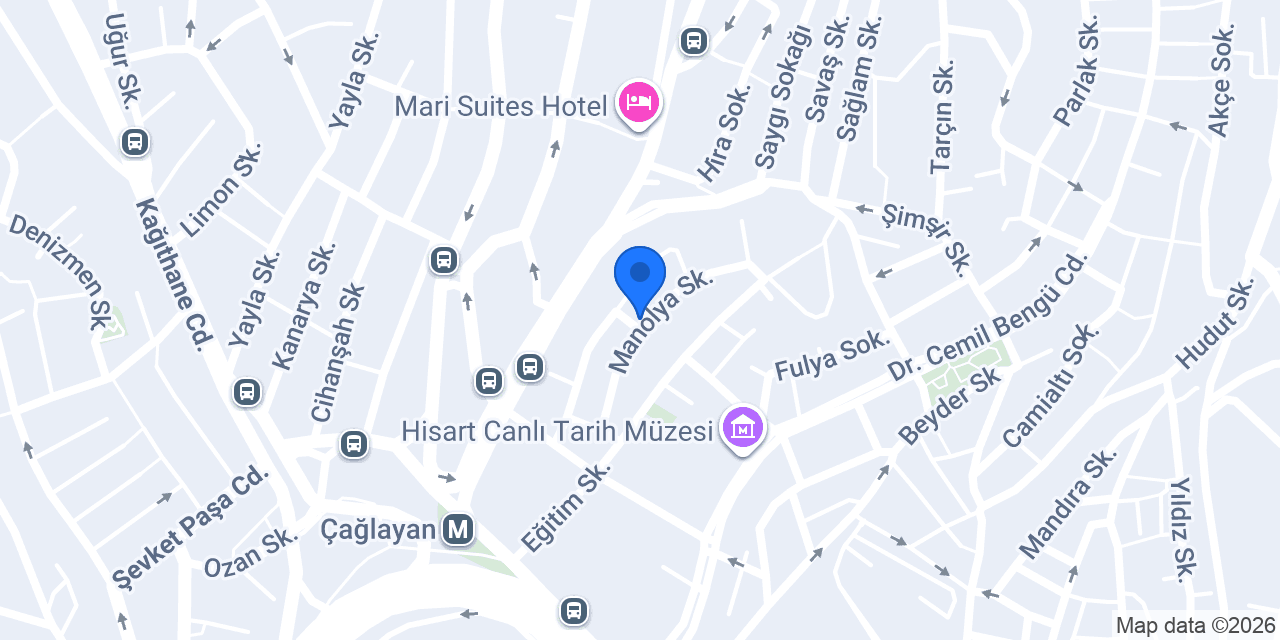 Şimşek Cam Dekorasyon konumu