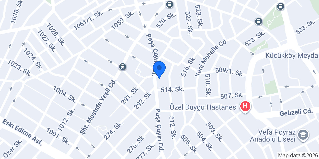 Anılar Restaurant konumu