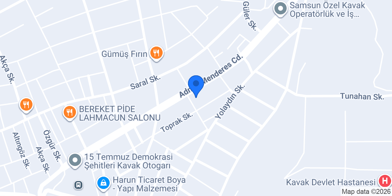 Altuğ Dondurma Mıstık Usta konumu
