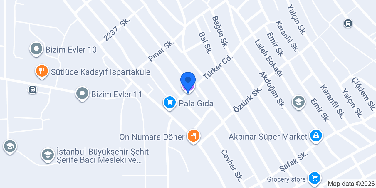 ARDEN TAKI İSTANBUL konumu