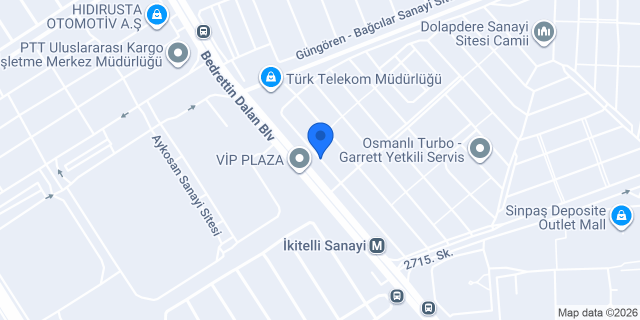 Çakır Oto Servis konumu