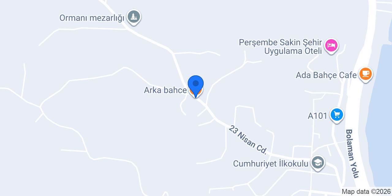 Arka bahce konumu