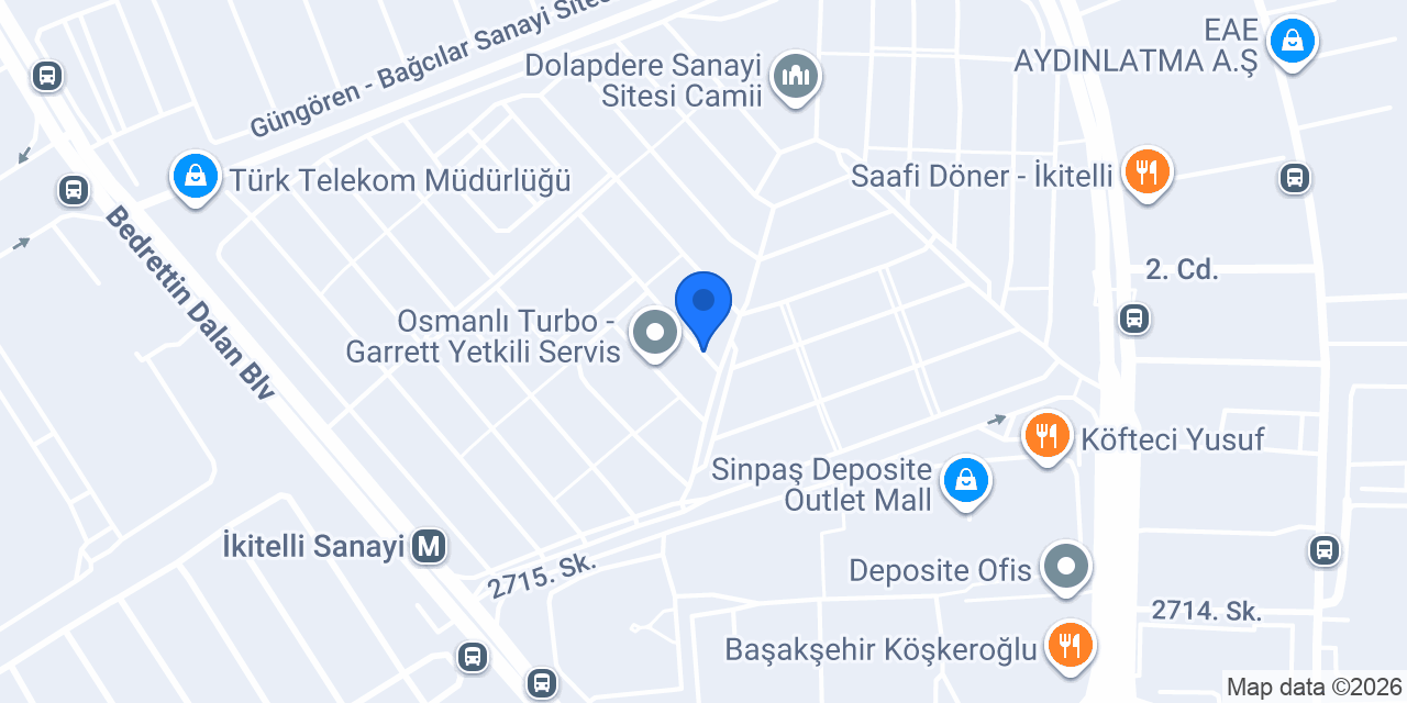 Koç Reklam konumu