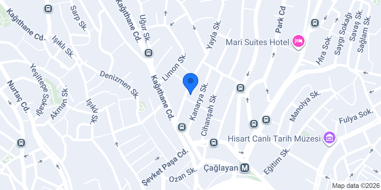 Yispark İnşaat konumu