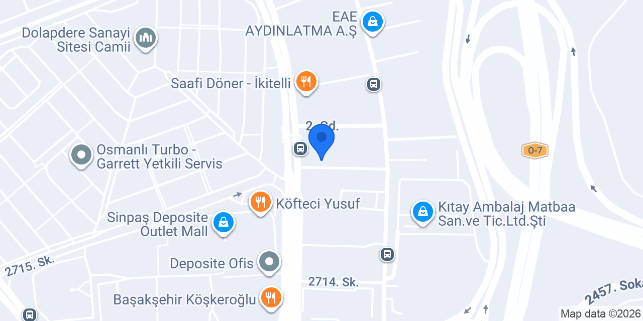 Pelit Pastanesi İkitelli konumu