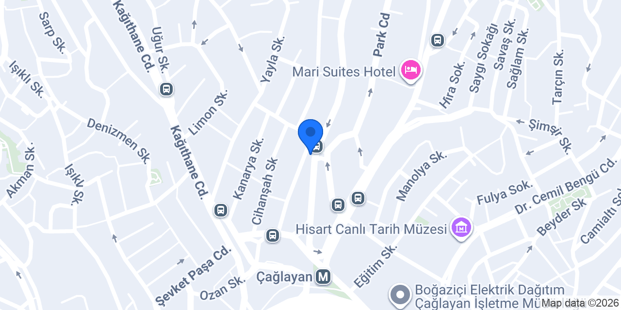 Çağlayan Optik konumu