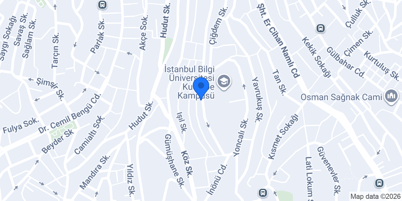 Bilgi Pansiyon konumu