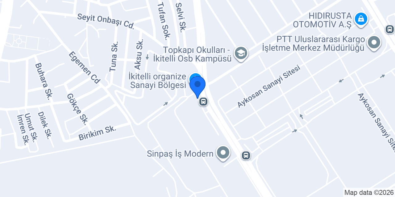 Topuzlar Lazer Makine konumu