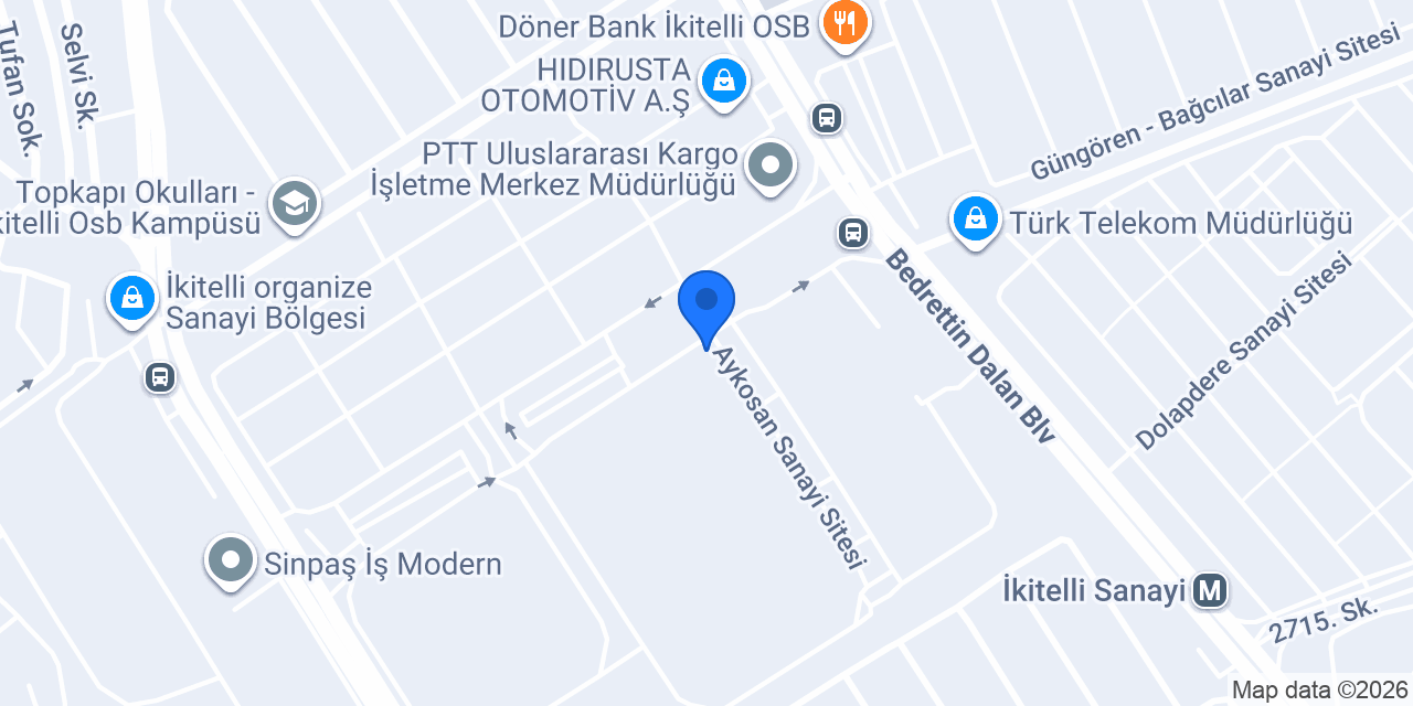 develi pide aykosan konumu