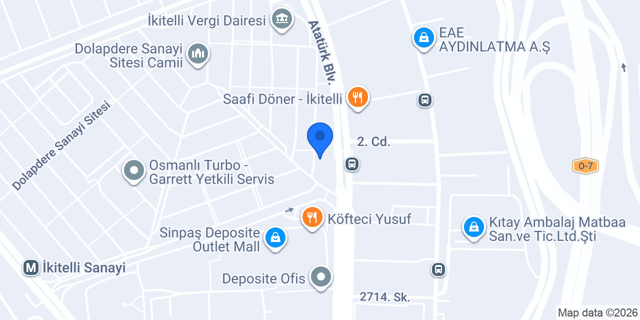 Halkbank İkitelli Şubesi konumu