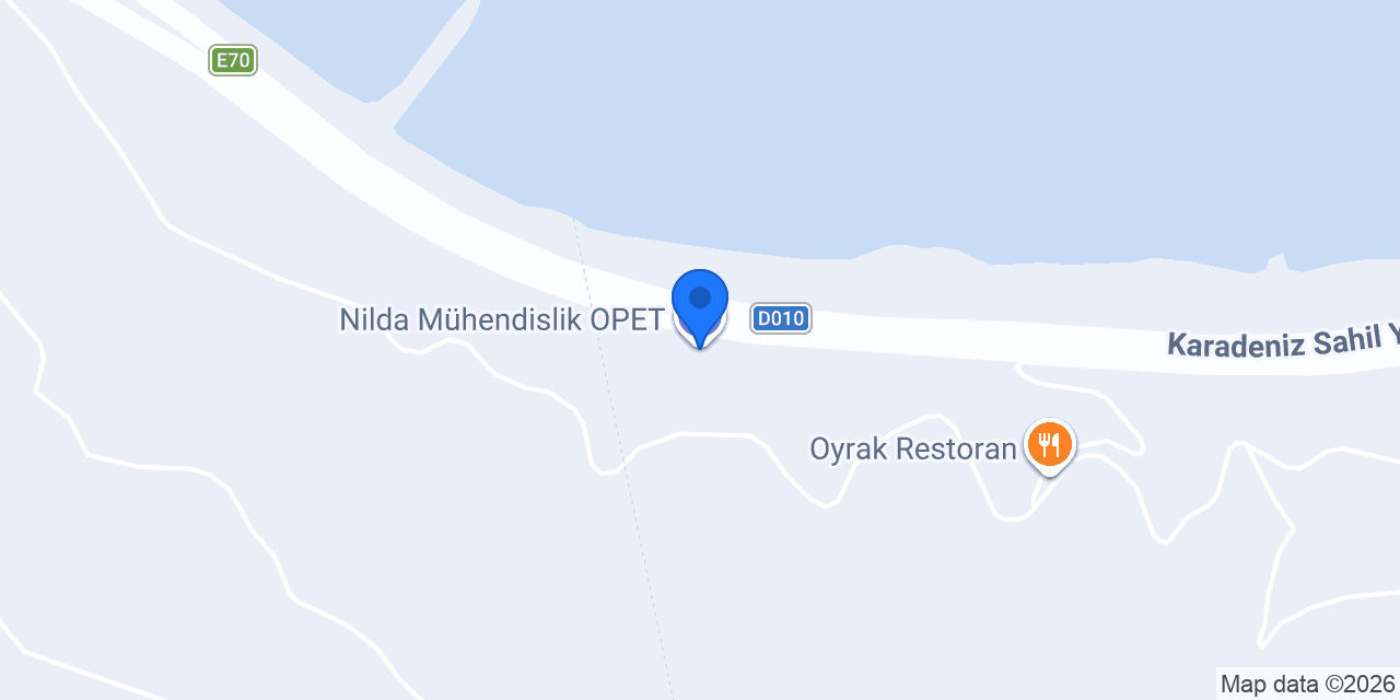 Nilda Mühendislik OPET konumu