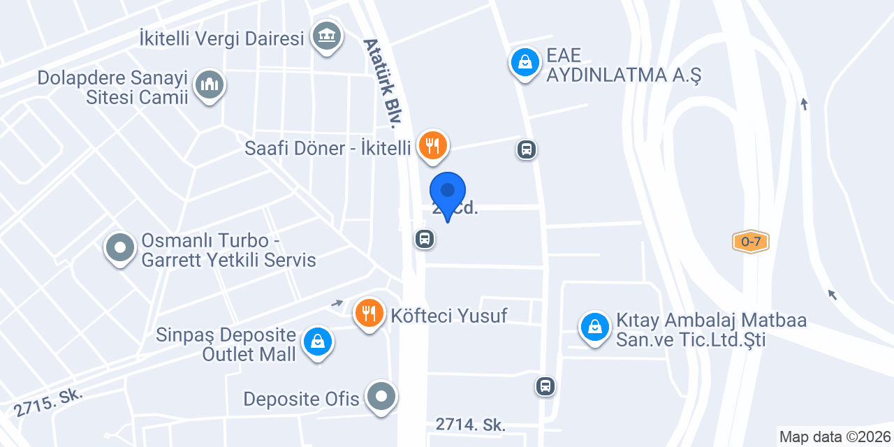 Kuveyt Türk İkitelli Şubesi konumu