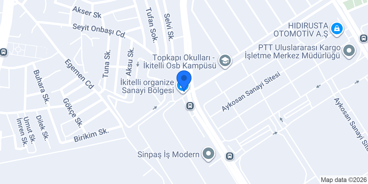 Halkbank Aykosan Şubesi konumu