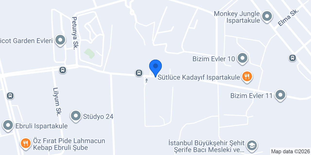 Ispartakule Çiçek Evi & Flower Center konumu