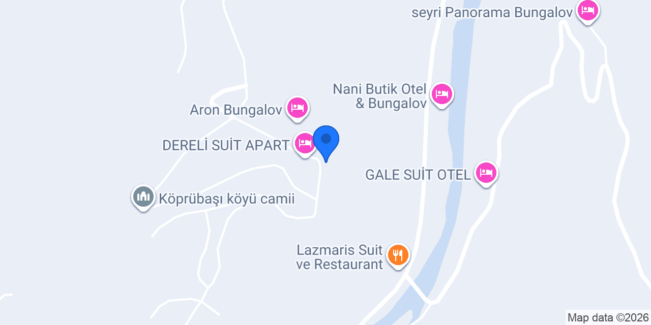 Çilisa Bungalov konumu