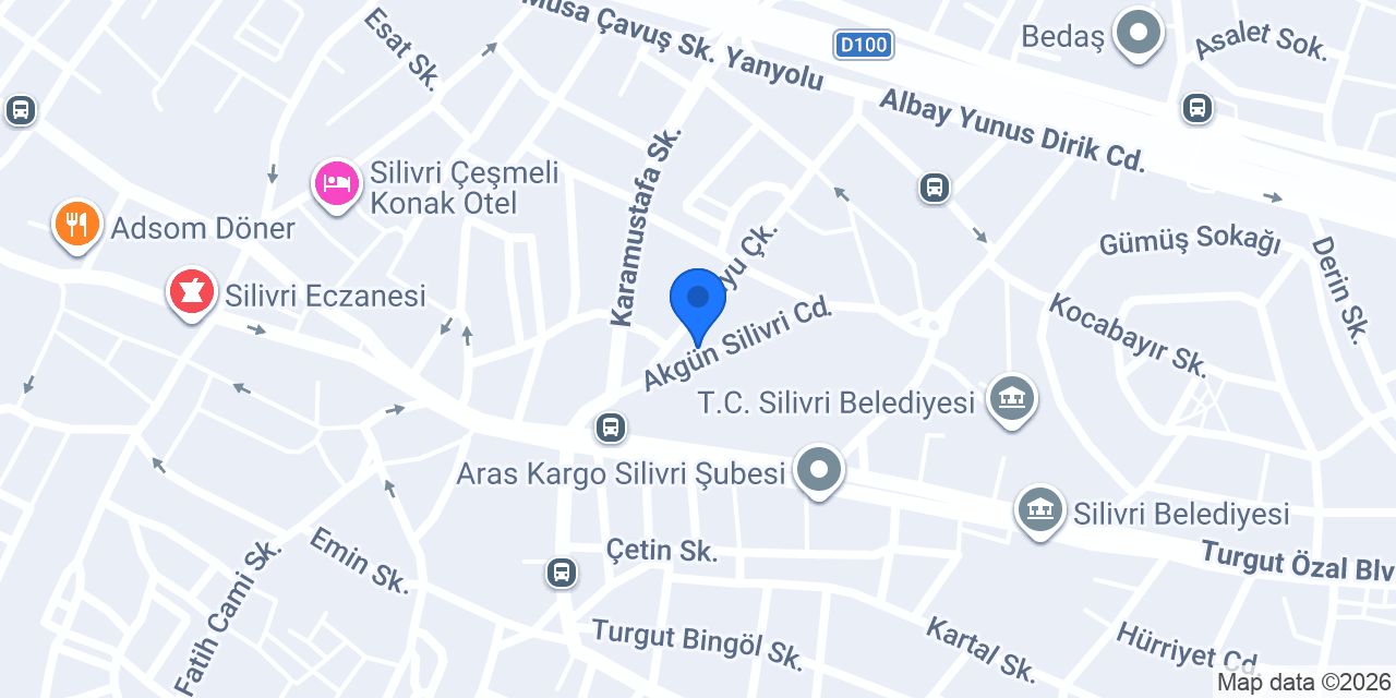 SİLİVRİ BİLGİSAYAR SERVİSİ konumu