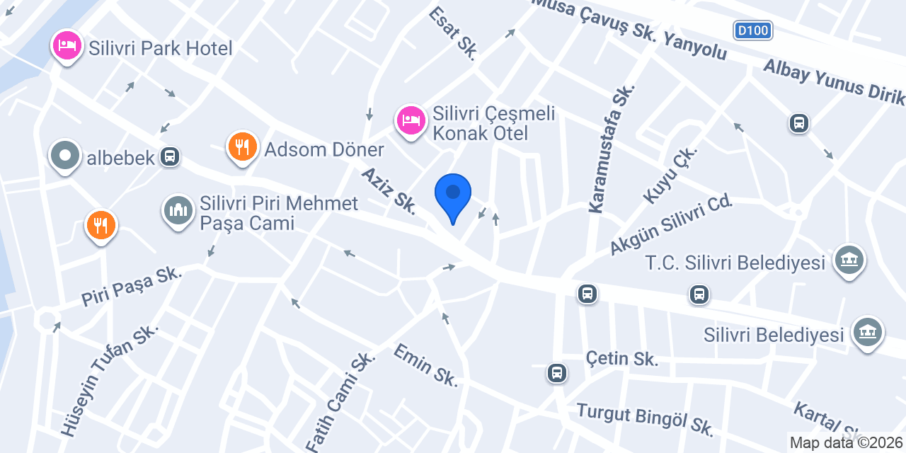Silivri Birey Vip Kurs konumu